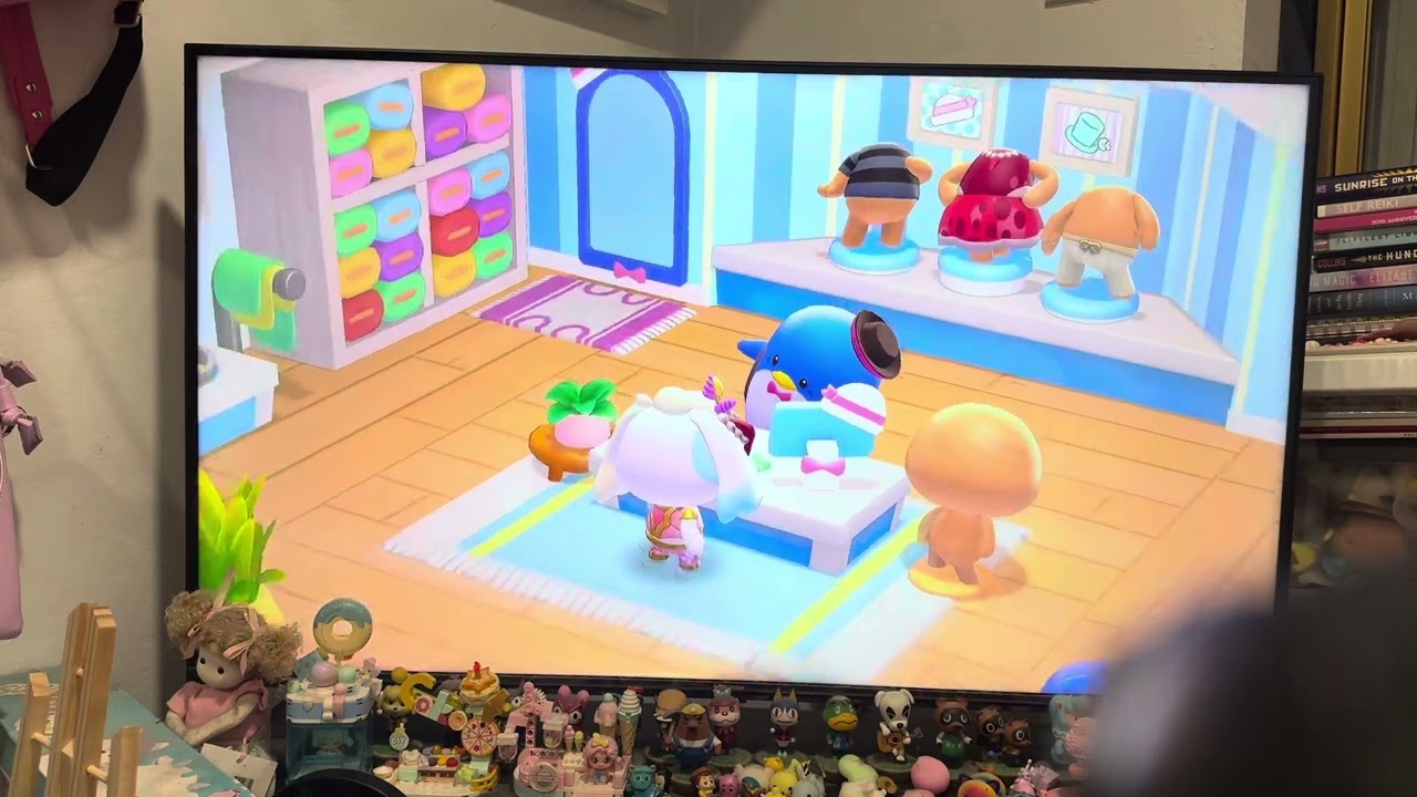 Doing the Ice Cream Social Quest on Hello Kitty Island Adventure.🎮💕