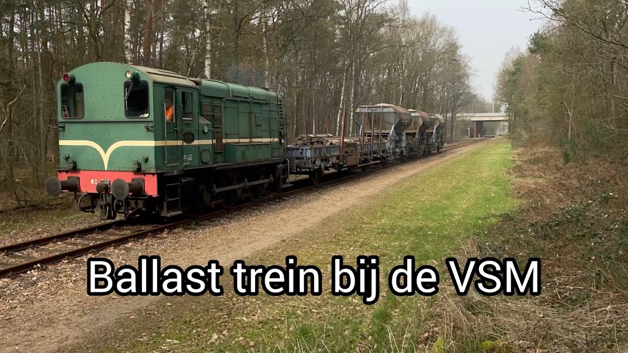 Ballast trein bij de VSM met de 636. 