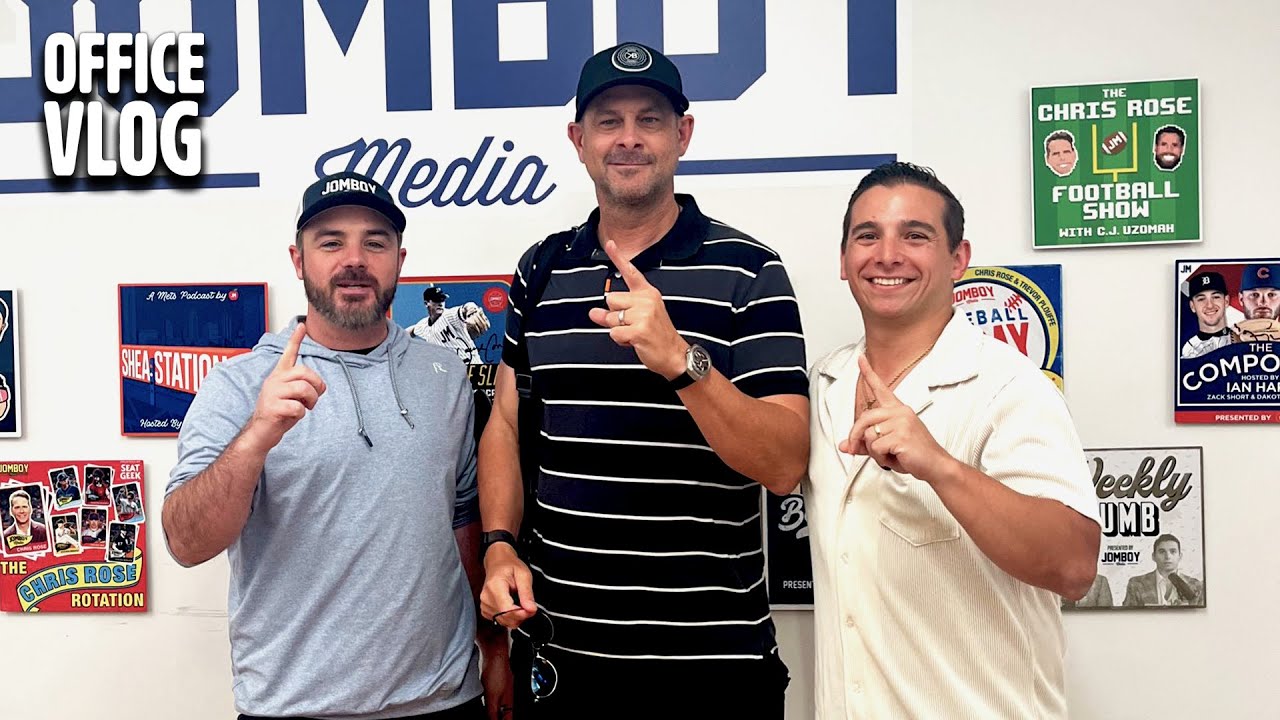 Aaron Boone visits the Jomboy Media office! | Office Vlog 149