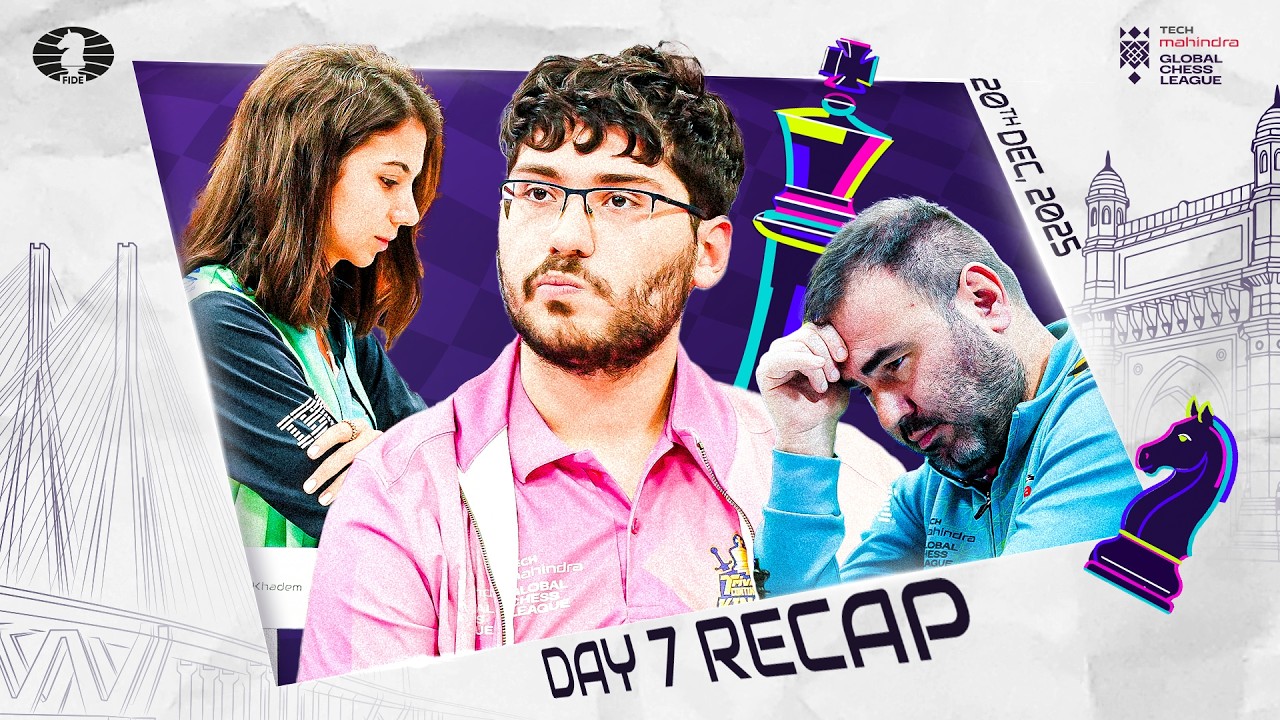 Глобальная шахматная лига, 3 сезон | Итоги 7-го дня