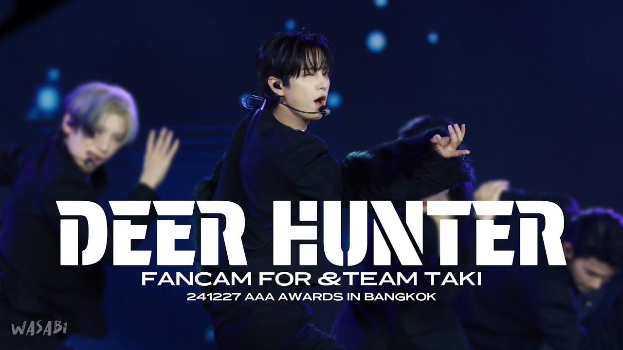 [4K]241227 AAA ANDTEAM DEER HUNTER(KOR.) TAKIタキ 타키 fancam