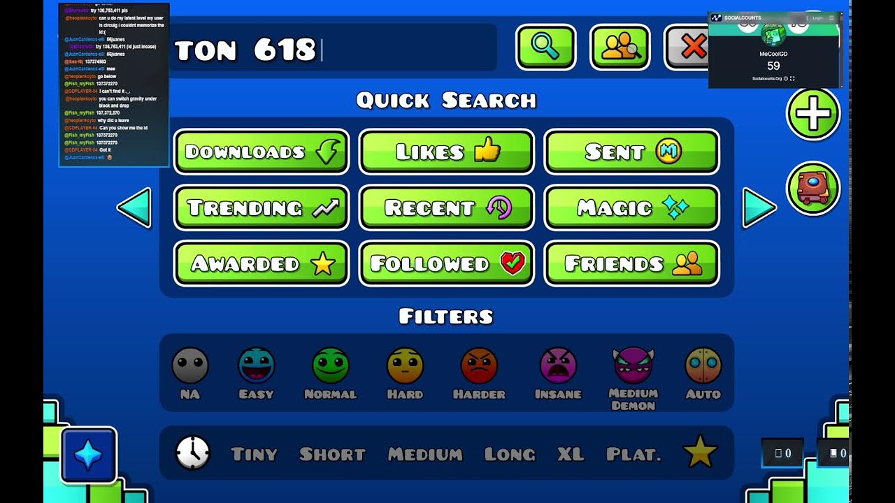 Happy easter! Geometry dash level requests