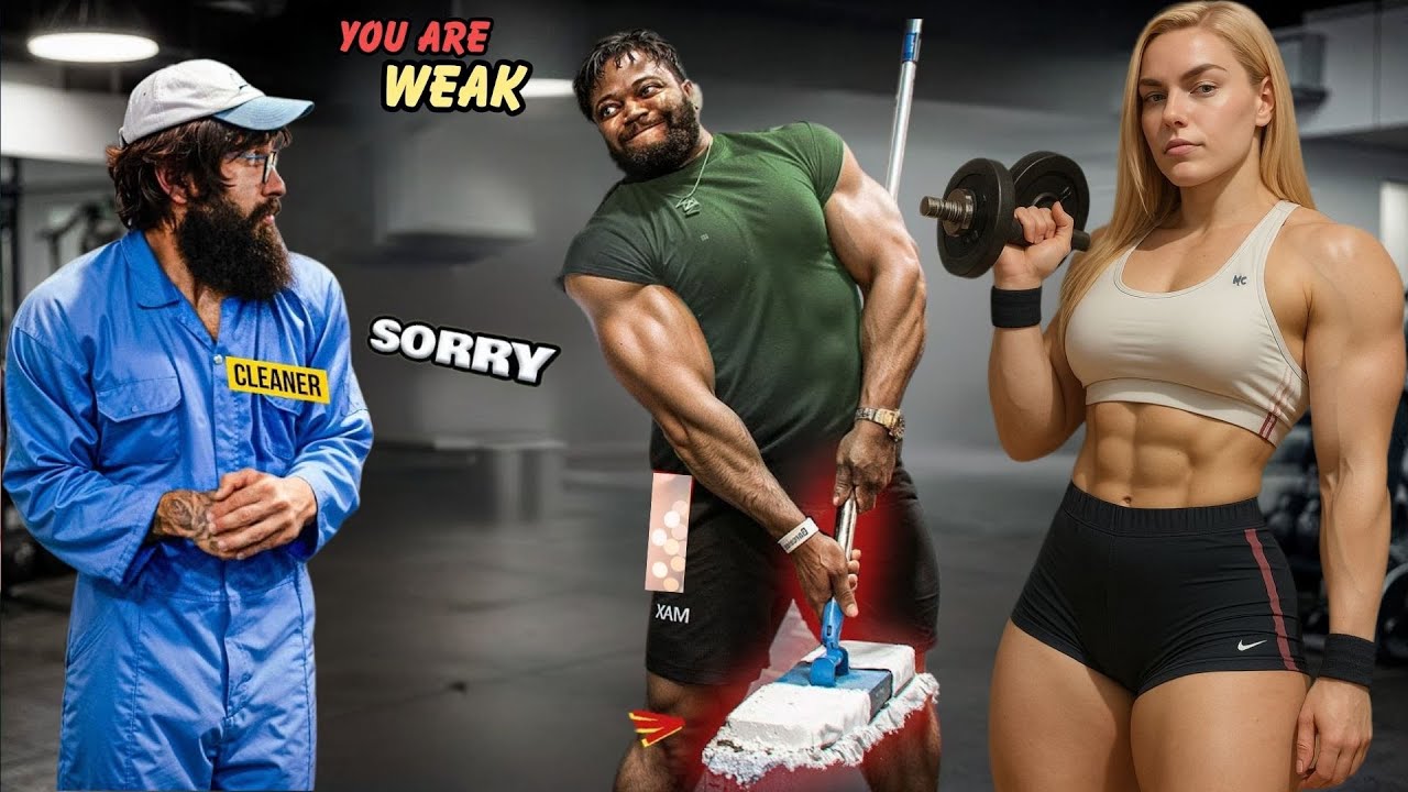 ANATOLY Uses 32kg Mop in the Gym | Everyone Thought He Was Weak… Then He Proved Them Wrong 🔥🧹