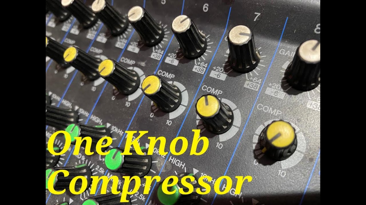 How to use a one knob compressor in hindi