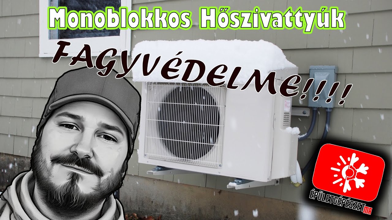 Monoblokkos hőszivattyúk fagyvédelme - Fagyálló, fagytalanító szelep #épületgépészet #Karsai József