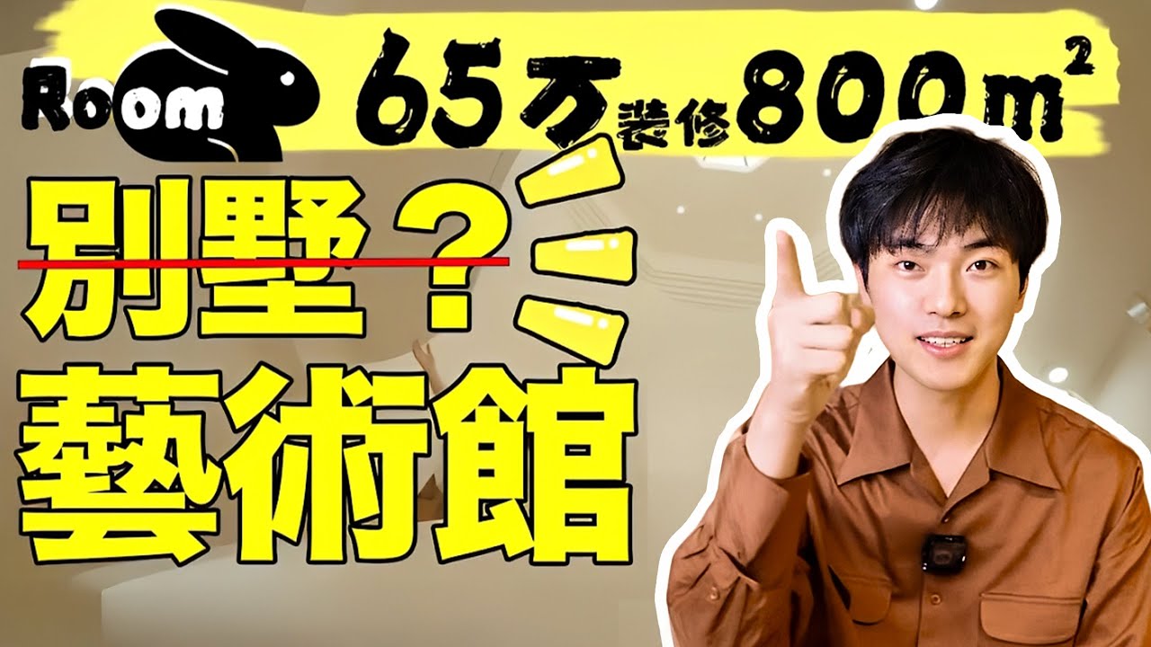 65萬裝修800平！破格少女大改造！別墅變成藝術館？ | 楊六娃本娃
