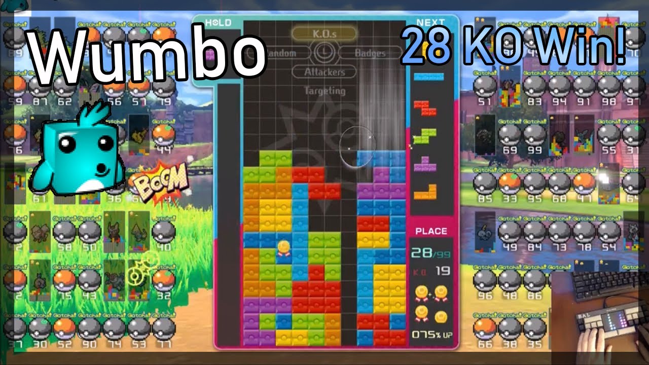 Tetris 99 - Insane 28 KO Victory - Pokemon Theme