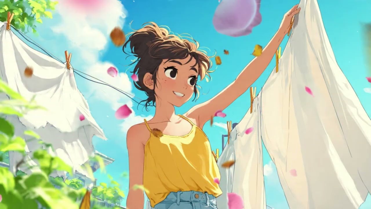 Cotton Sky Breezes ☀️ Japanese Lofi [Fresh Morning Vibes]