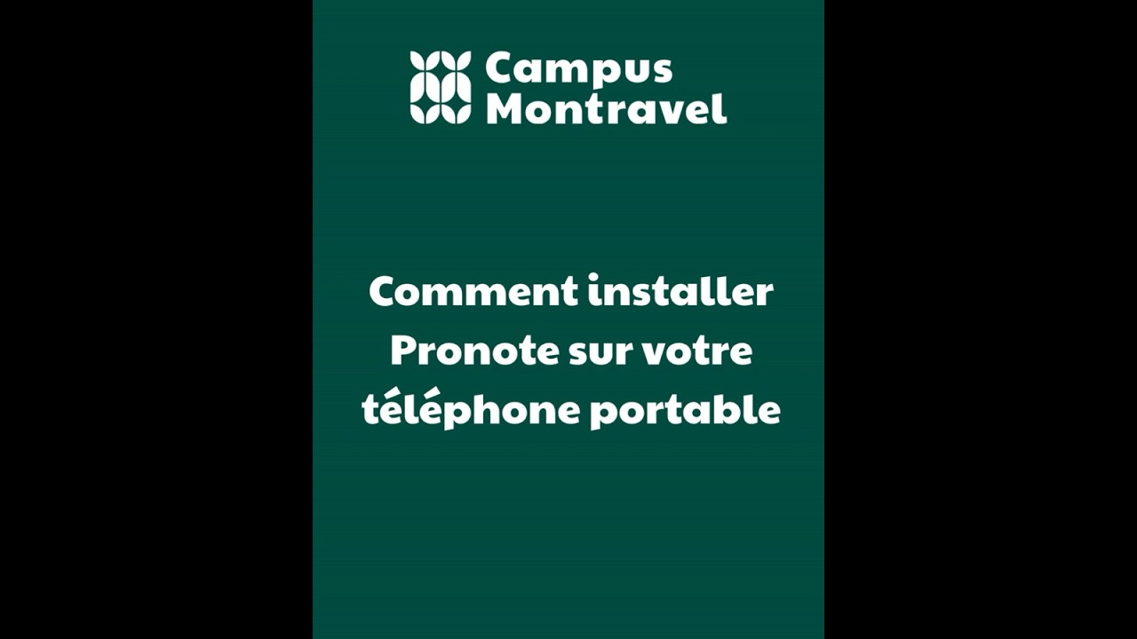 Comment installer Pronote sur votre t&eacute;l&eacute;phone portable