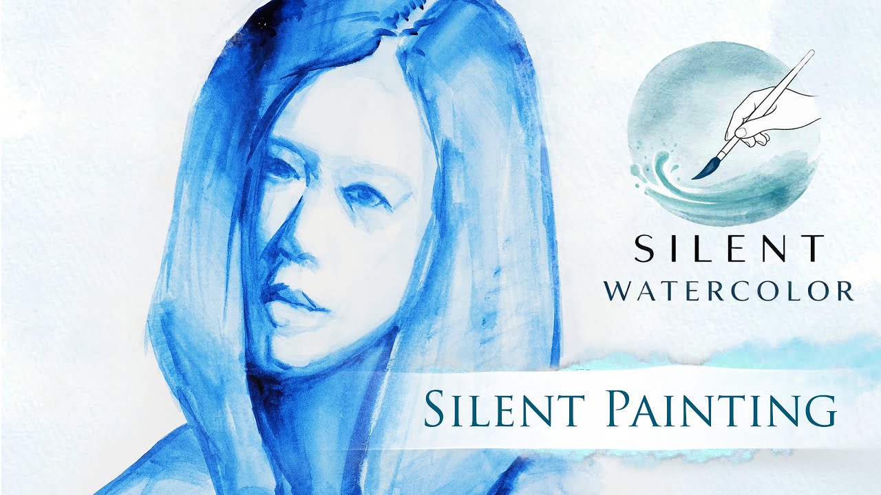 Watercolor portrait sketch