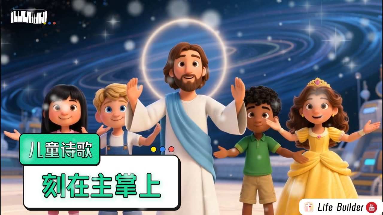 儿童诗歌 🎸：刻在主掌上  💥 | 兒歌童謠 | 卡通動畫 |