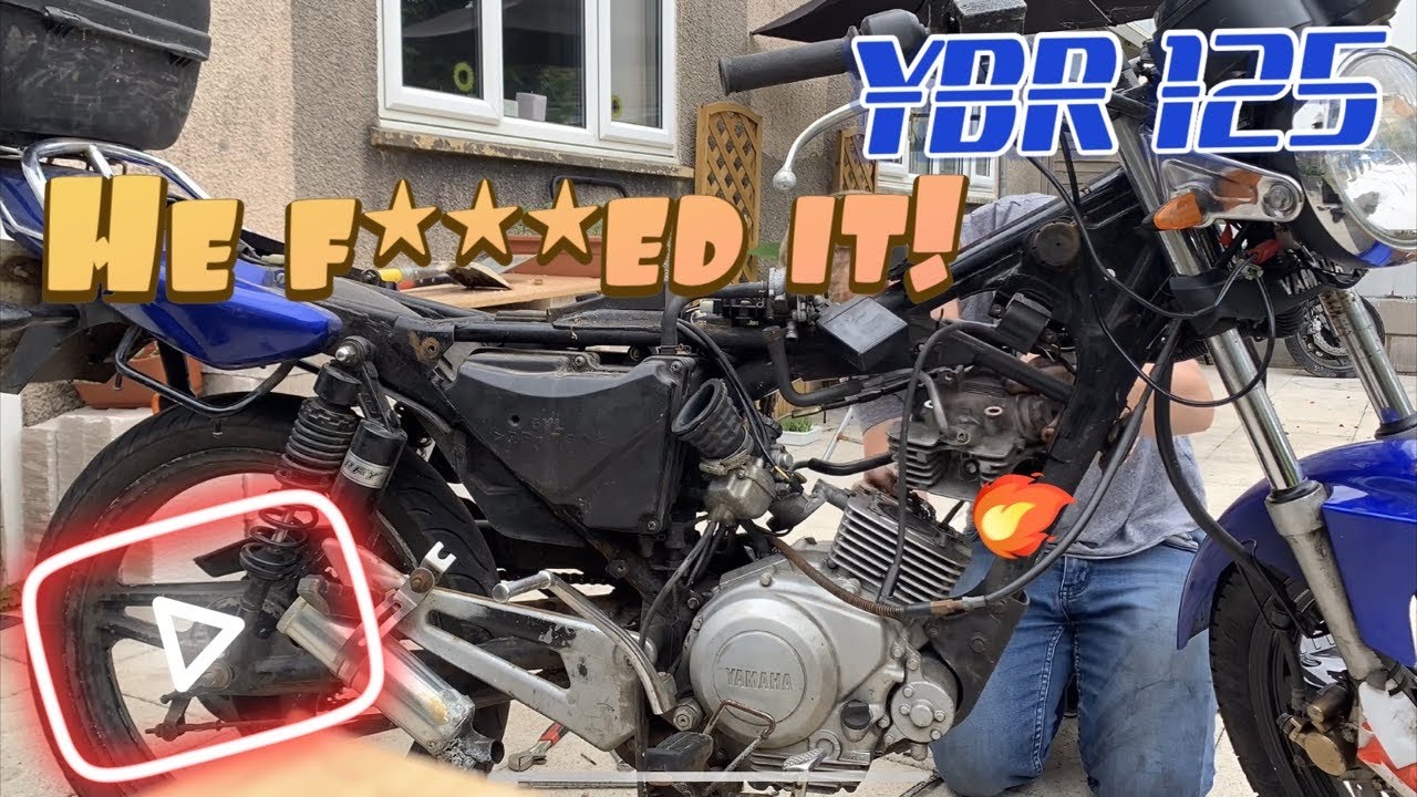 Replacing a YBR125 Cylinder Head! - Yamaha 5VL Engine