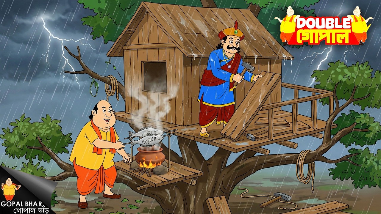 গোপাল দাদার অভিনব কৌশলে গাছে ঘর তৈরি করে রাজাকে অবাক করে! | Gopal Bhar | গোপাল ভর | New Episode