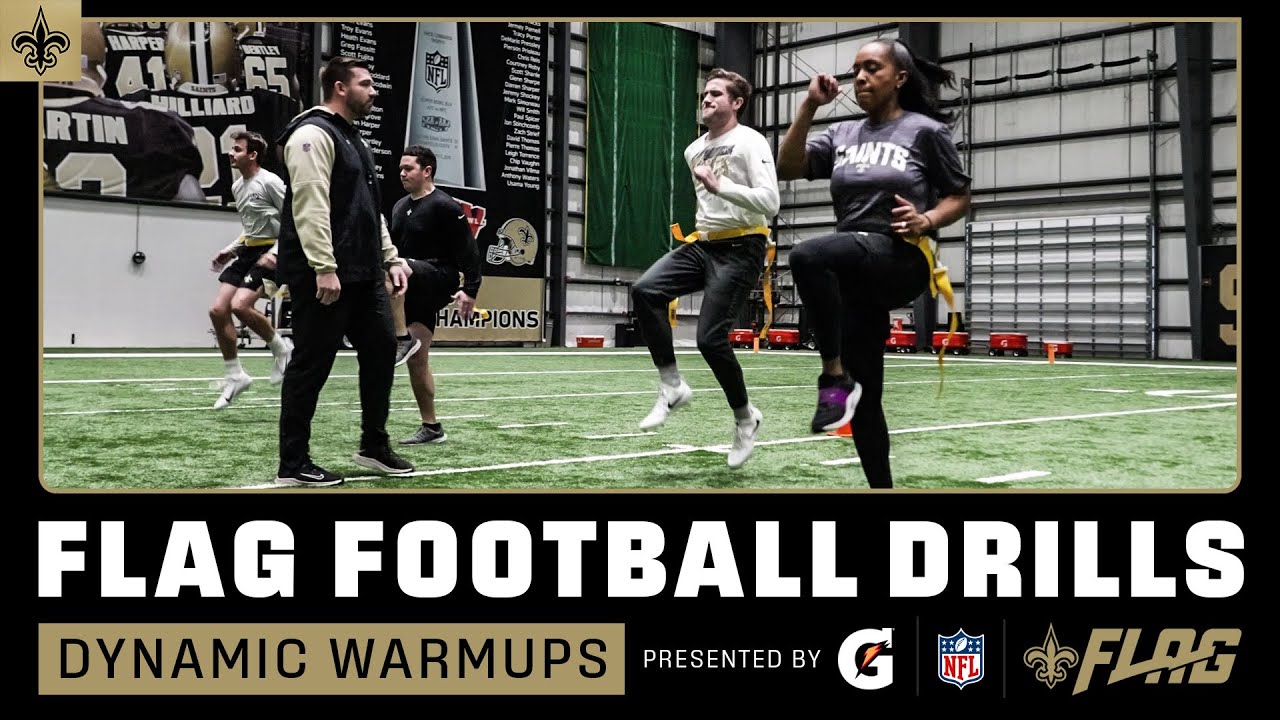 Dynamic Warmup Drills | NFL Flag Football Drills