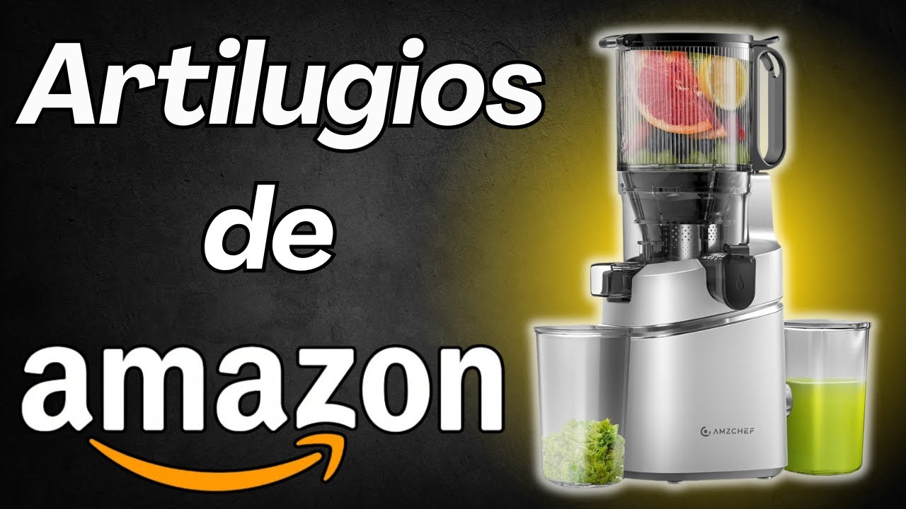 ¡Probando el extractor de jugos prensado en frío de AMAZON! ¿Vale la pena comprarlo? 🤔