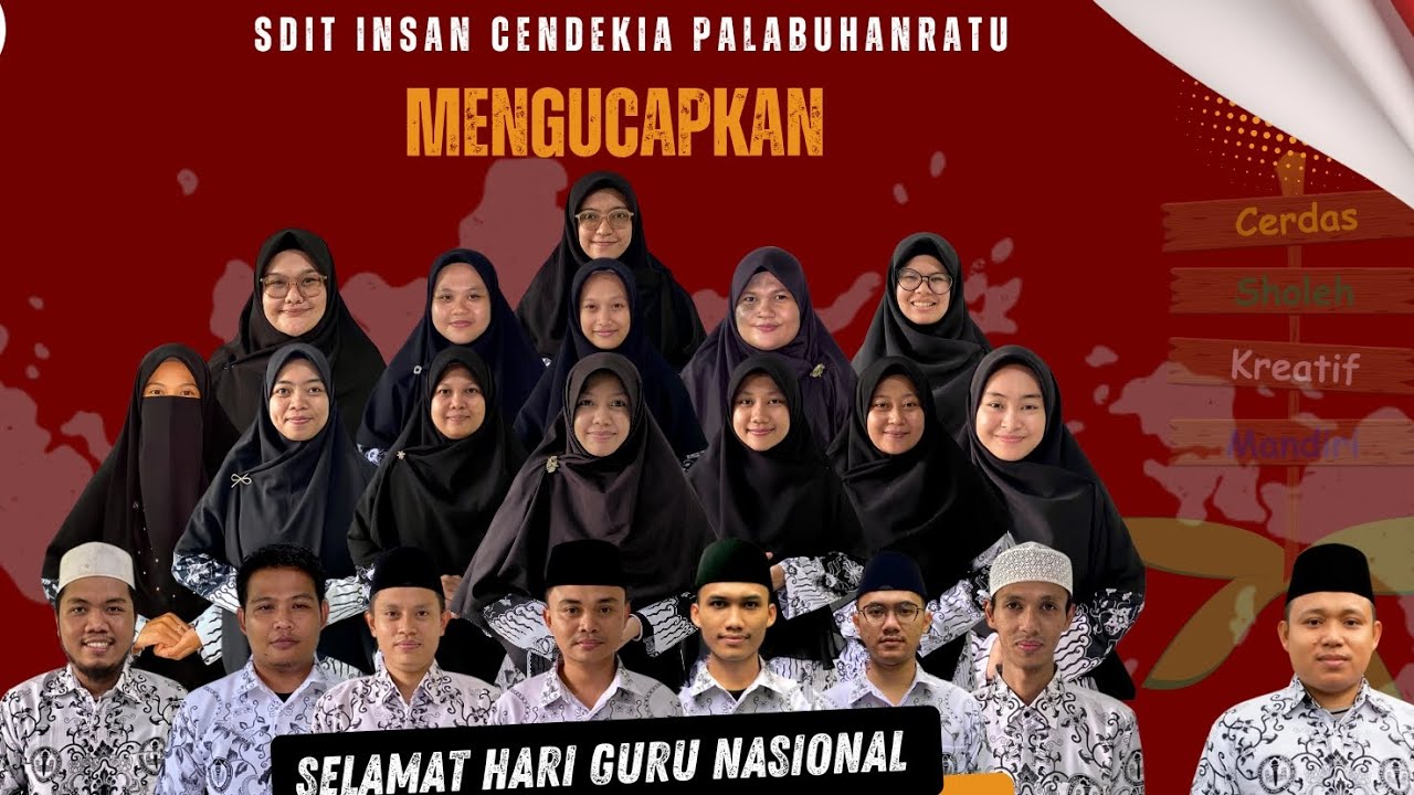 Upacara Peringatan Hari Guru Nasional 25 November 2024 || SDIT INSAN CENDEKIA PALABUHANRATU