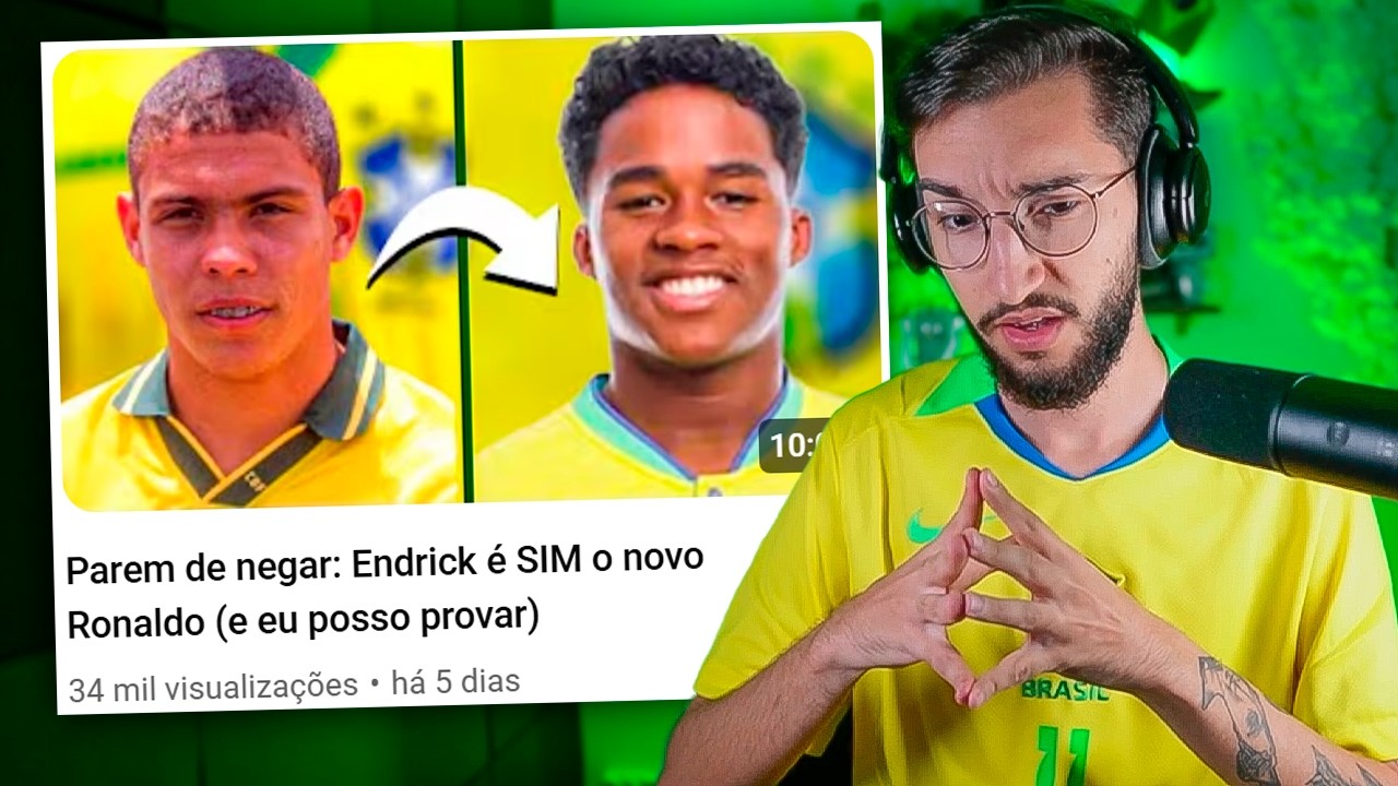 Parem de negar: Endrick é SIM o novo Ronaldo (e eu posso provar)
