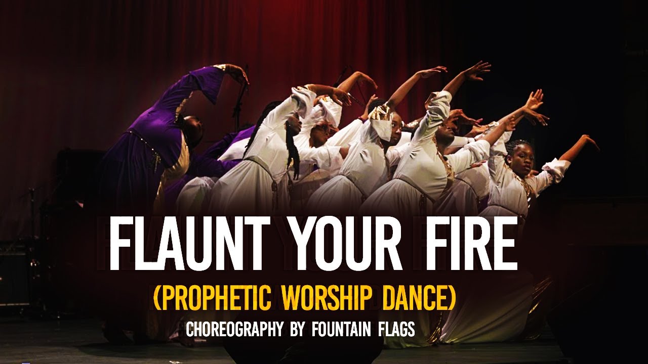 Praiz Singz - Flaunt Your Fire | Prophetic Worship Flag Dance | Praise Dance | Prophetic Dance