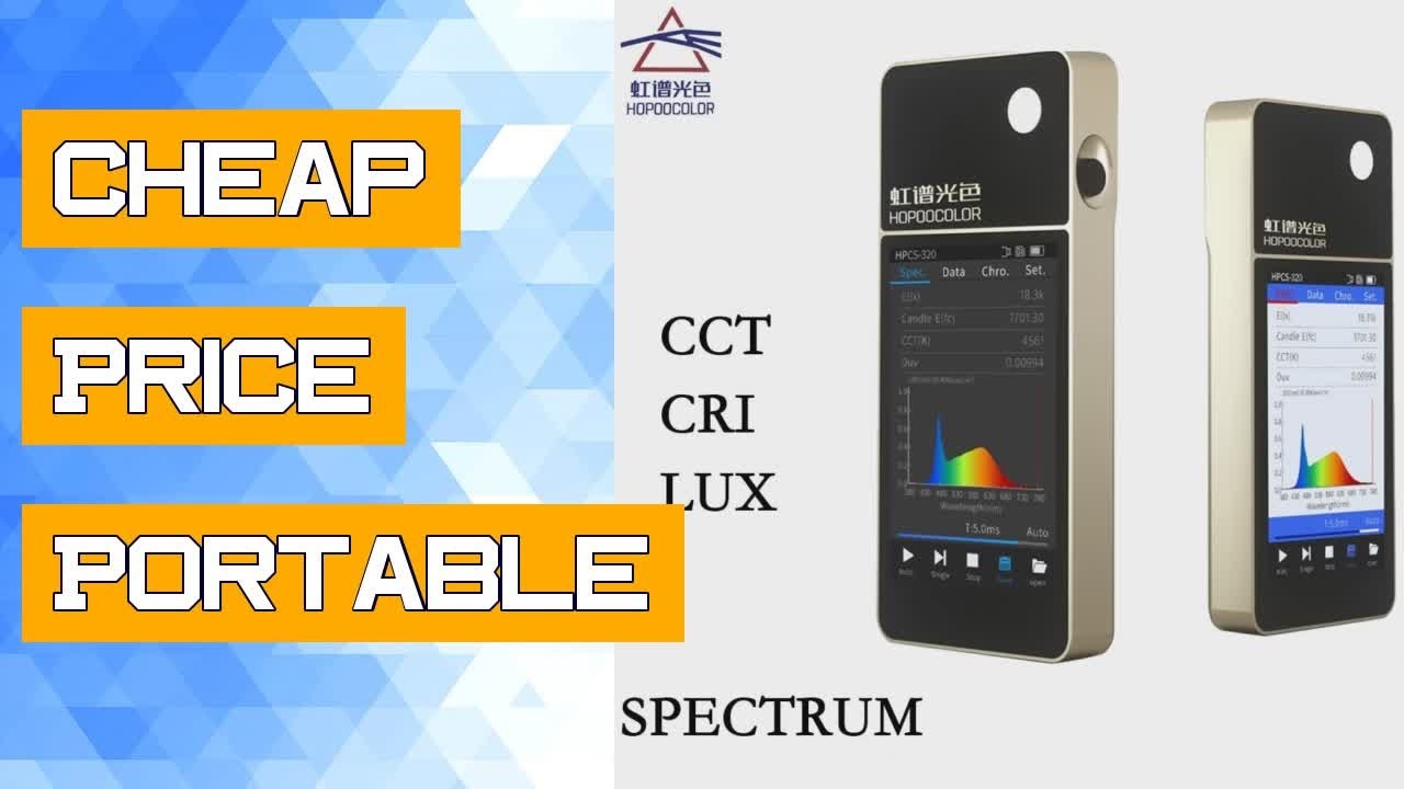Cheap Price Portable Light Spectrometer CCT CRI Lux Test Meter