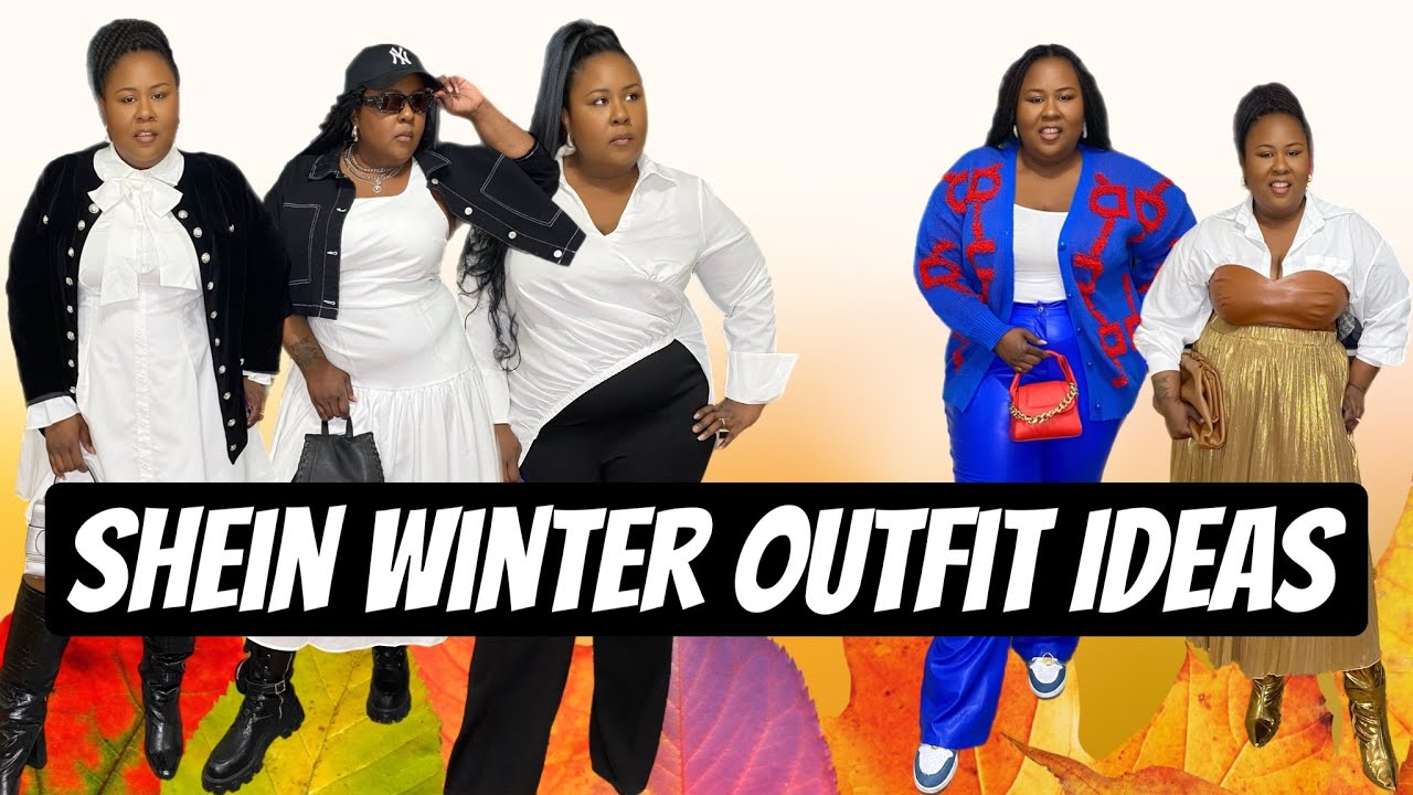 SHEIN PLUS SIZE WINTER HAUL// 2023/ 2024 // HOLIDAY OUTFIT IDEAS