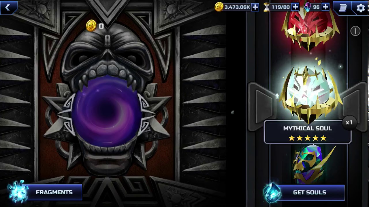 Iron Maiden legacy of the beast opening a mythical soul and a warrior mythical soul