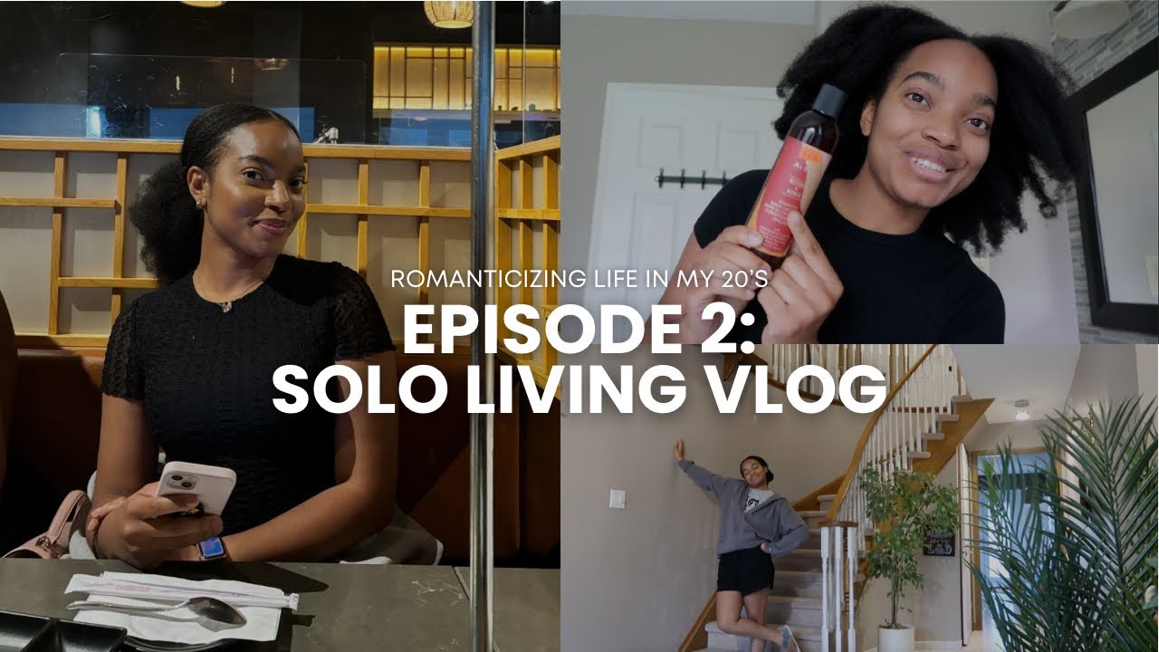 single & living alone | 4C hair wash day routine | work from home with me | The Nanya