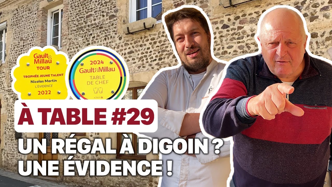🍽️ À TABLE #29 à L'ÉVIDENCE à DIGOIN !