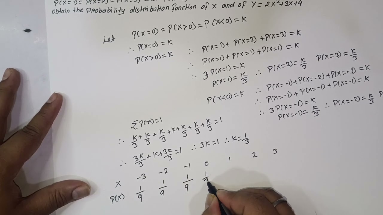 One Dimensional Discrete Random Variable