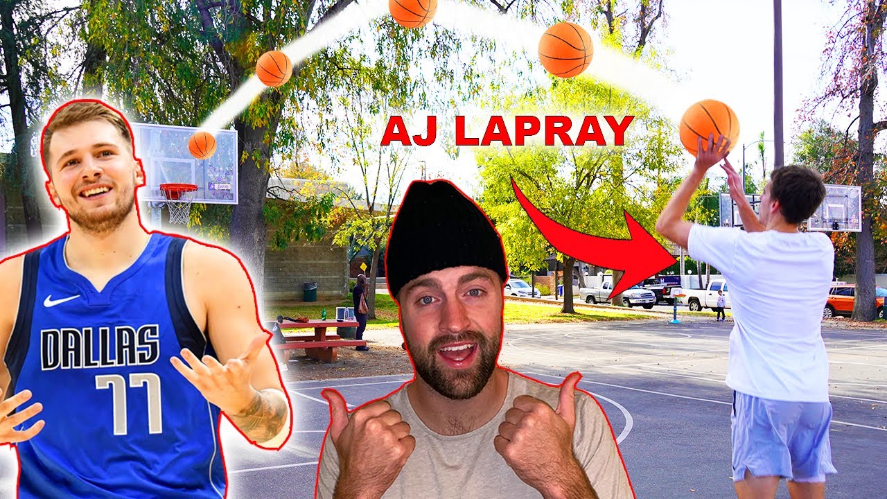TRICKSHOT H.O.R.S.E. (LUKA Edition) ft AJ LAPRAY & NBA 's Luka Doncic