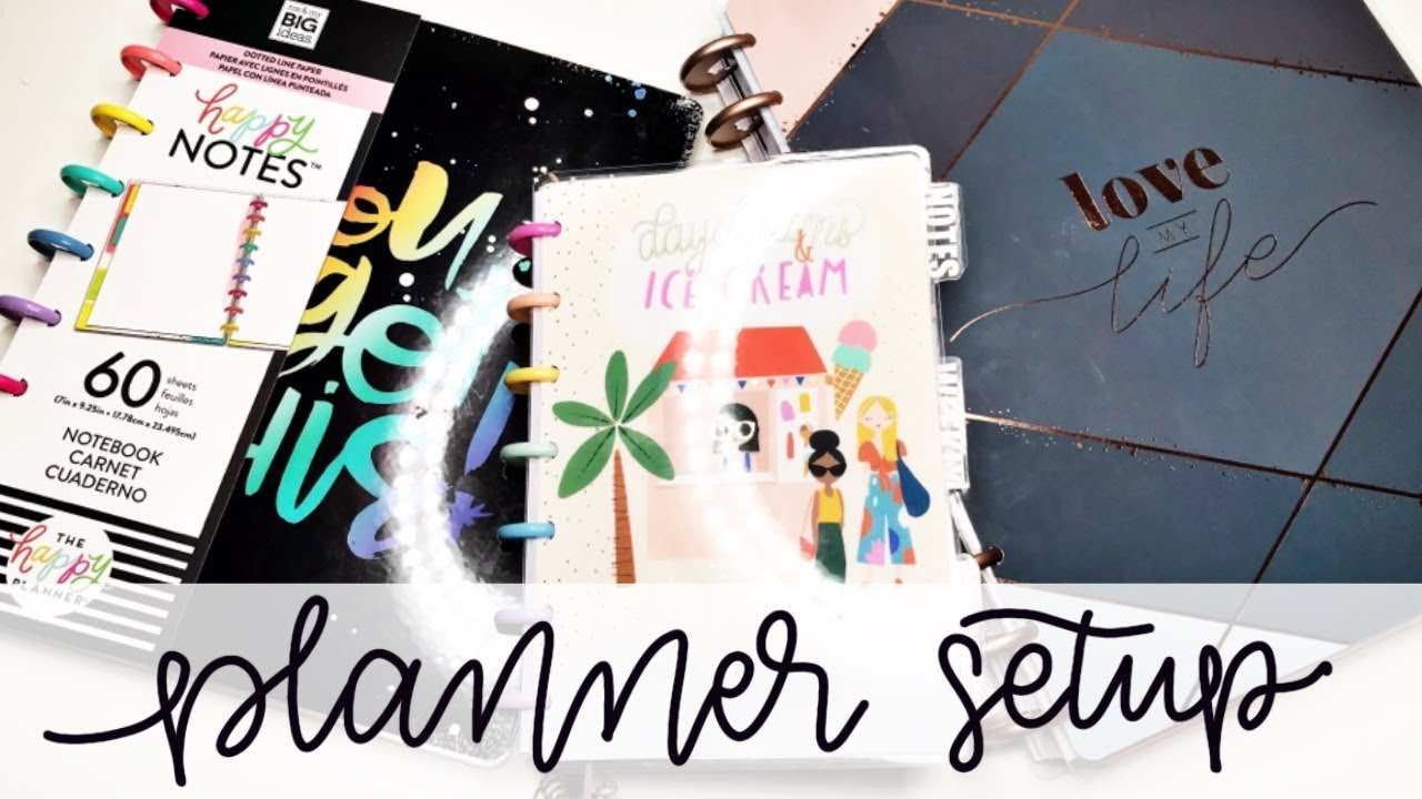 JULY PLANNER SETUP & LINEUP