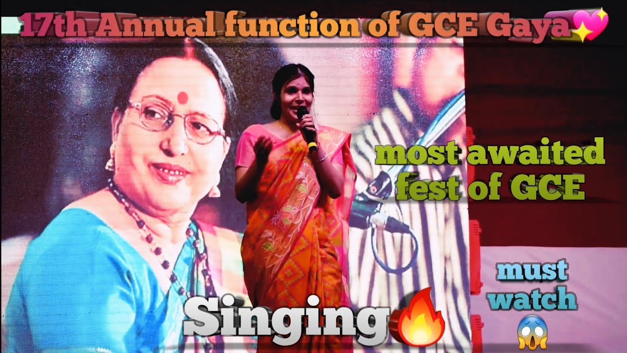Annual fest of GCE..Melodious Performance by GCEians.Ft:@RiteshPrakashmusic#clg #singing