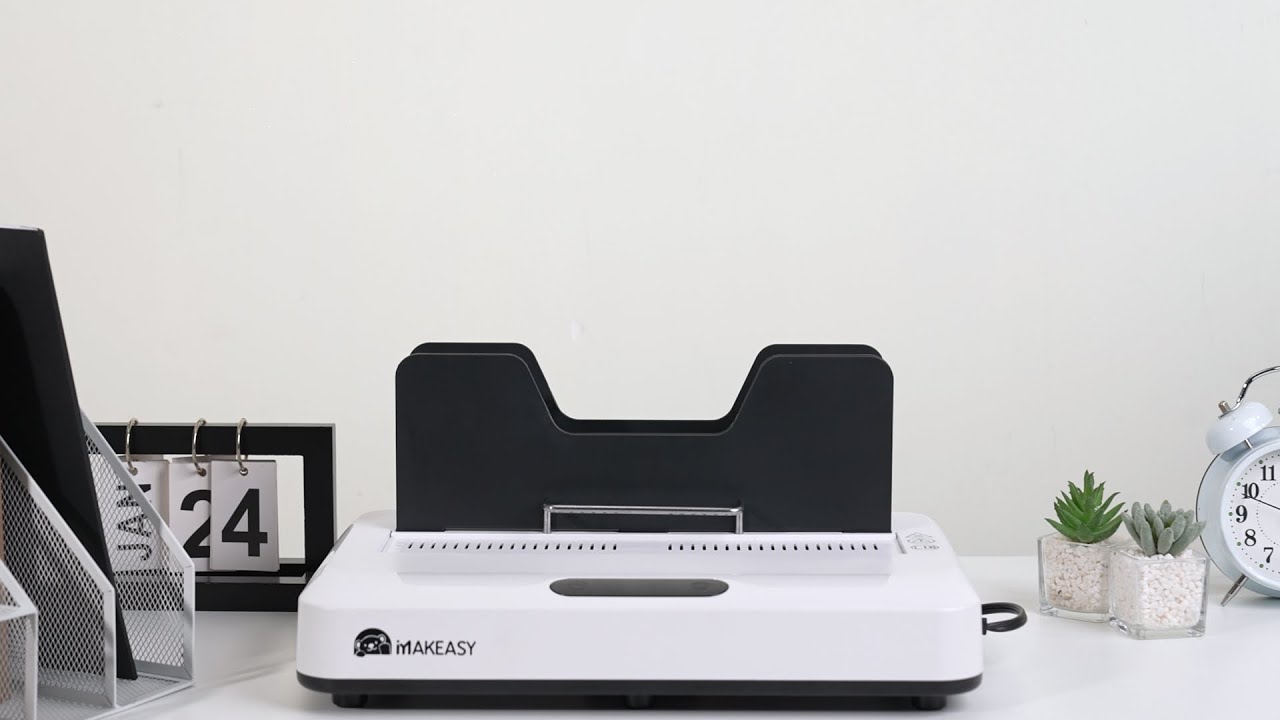 MAKEASY Thermal Binding Machine 500 Sheets Capacity with 10PCS Binding Covers