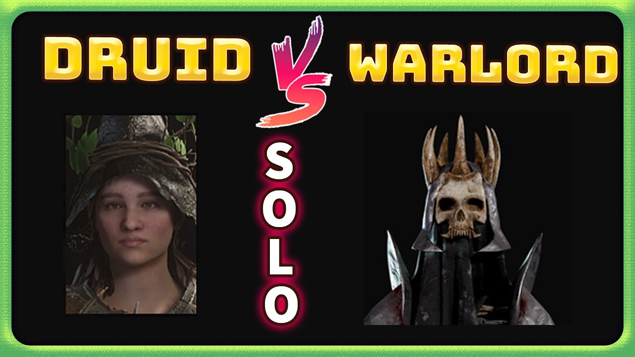 Solo Warlord VS Druid | Solo Mastery Challenge | Dark and Darker