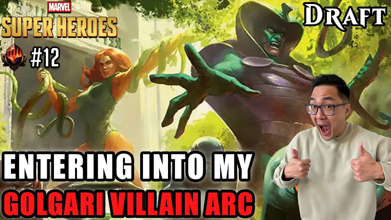 I've Officially Entered My Golgari Villain Arc | Marvel Super Heroes Contender Draft | MTG Arena