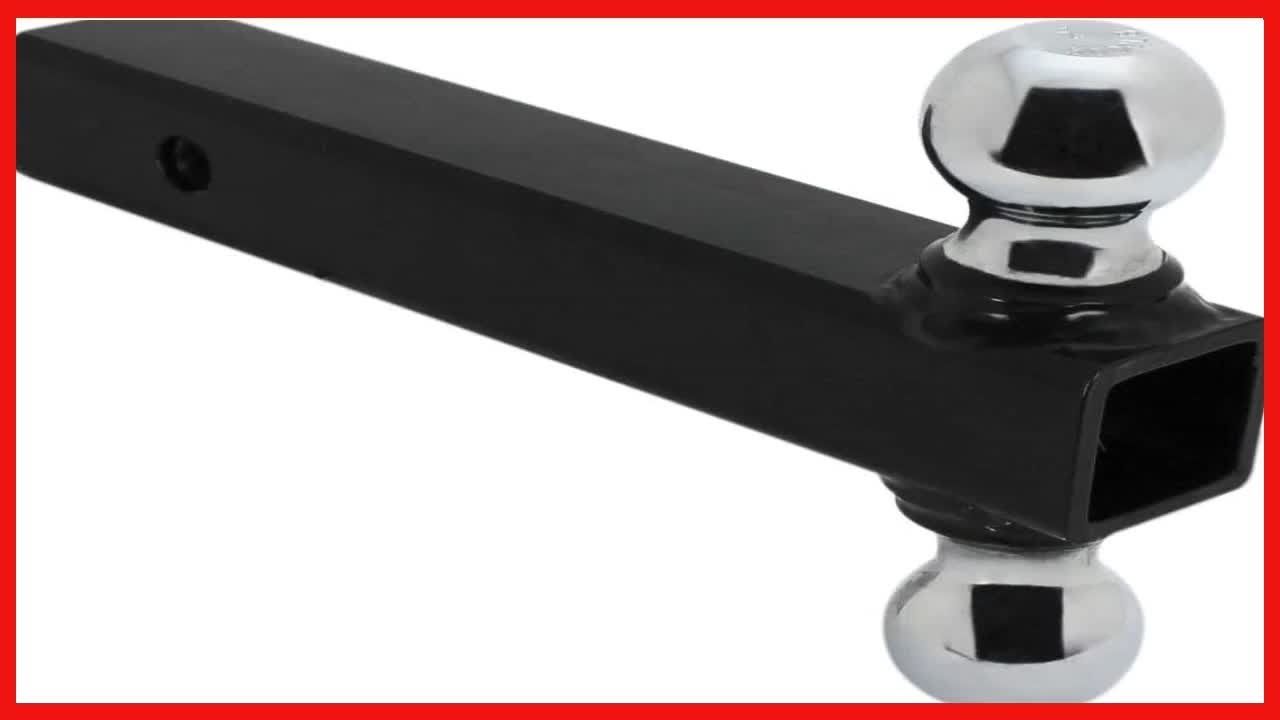 Quick Products QP-HS1820 Class III Trailer Ball Mount with Double Welded Hitch Balls - 5000 lbs.