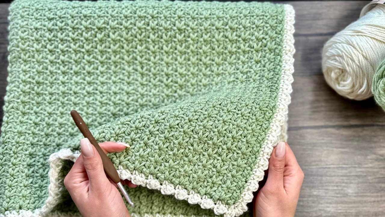 Teje  manita a CROCHET  muy FACIL! Tutorial perfecto para principiantes! MANTITA ESTRELLA TUTORIAL.