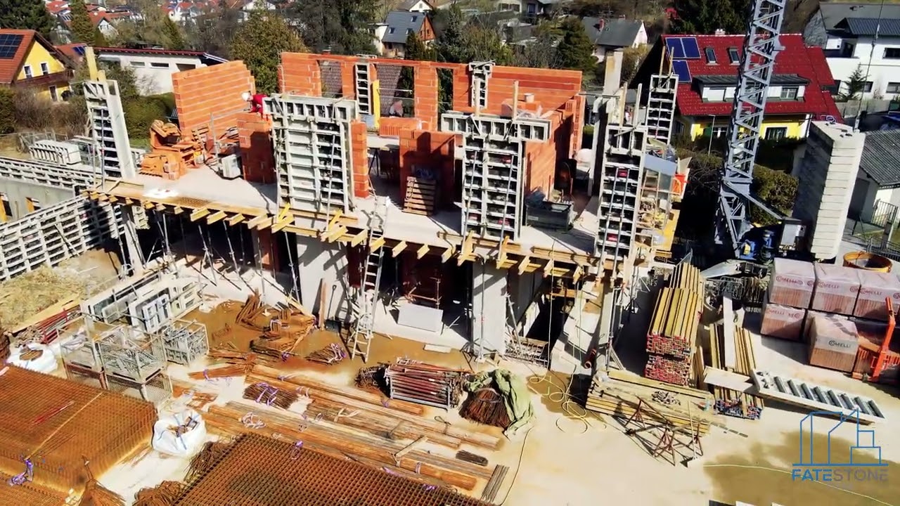 Projekt Dominikanergasse 9 & 11: Tiefgarage fertig - Erstes Haus 1. OG am Entstehen (4K - 60 fps)