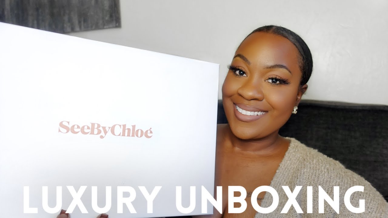 CHLOE LUXURY UNBOXING | SEE BY CHLOE FLORRIE DESIGNER FALL WINTER BOOTS | VLOGMAS 2021