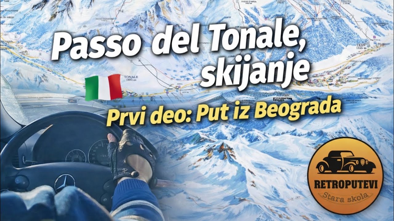 Passo del Tonale, Italia – Skijanje 2026 | Put iz Beograda do Alpa (Italija) 🇮🇹🚗