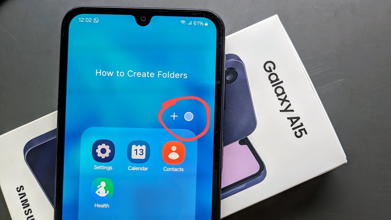 Samsung Galaxy A15 5G - Create Folders for Apps + Manage & Add Apps to Folders