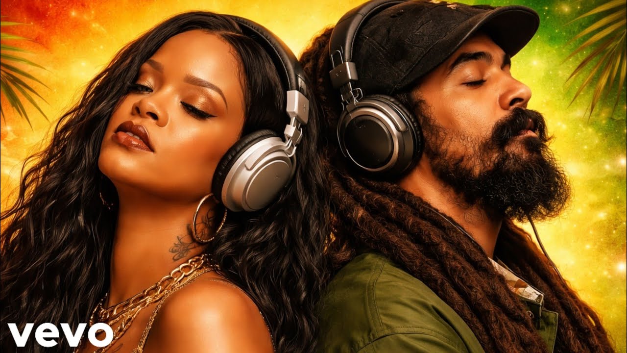 Damian Marley ft Rihanna  - NEVER LET ME GO (official Ai Lyrics video)