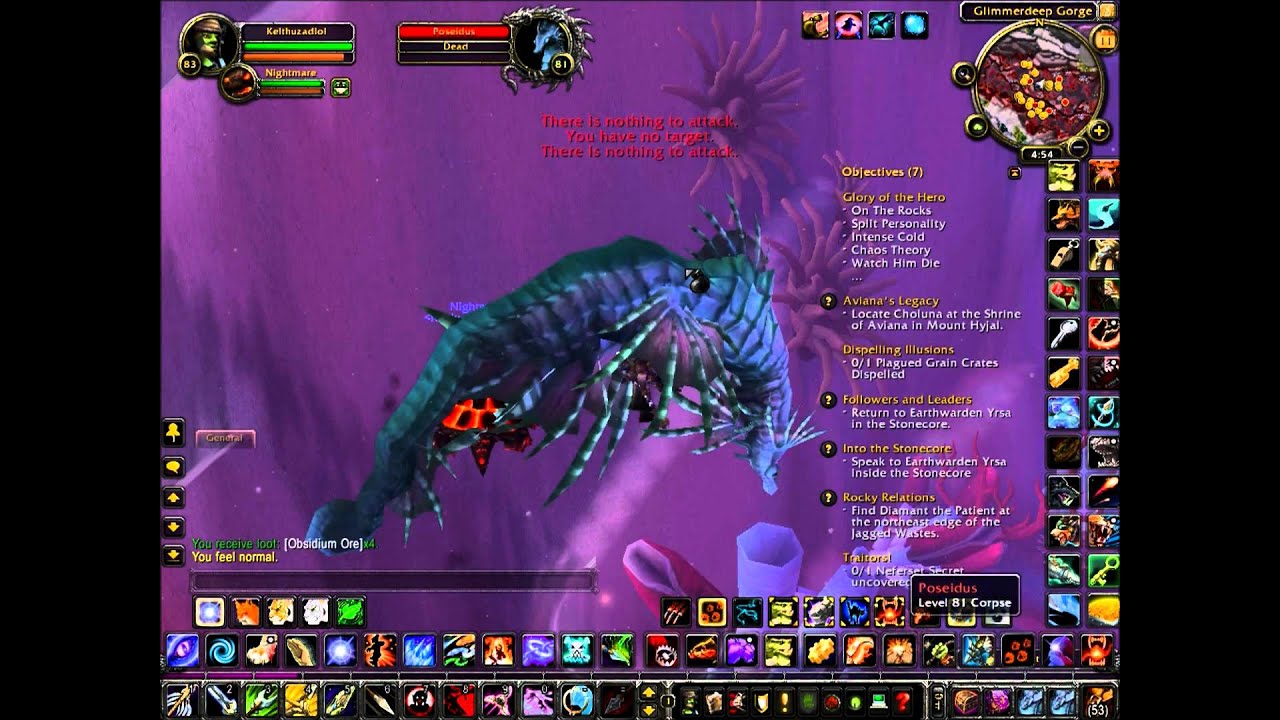 WoW Cataclysm - Poseideus (rare Seahorse spawn)