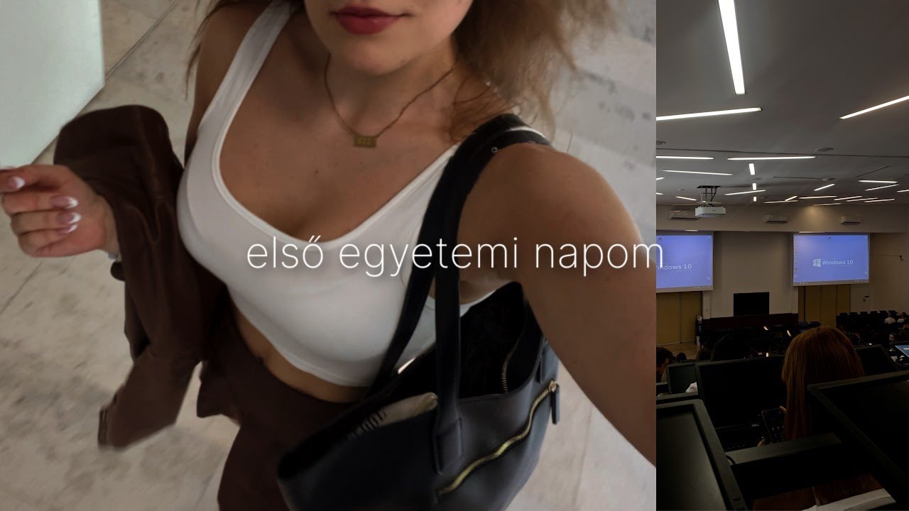 VLOG: első napom az egyetemen ♡