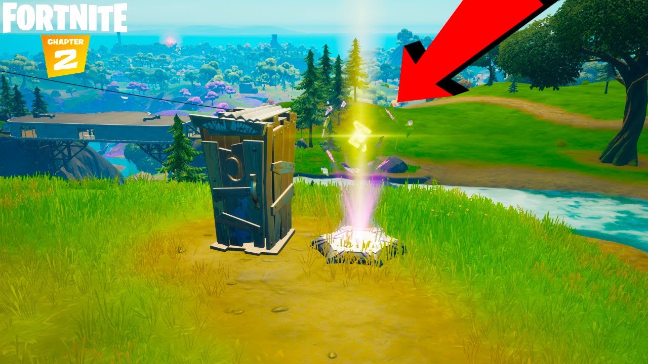 USE AN ALIEN HOLOGRAM PAD AT RISKY REELS OR THE SHERIFF'S OFFICE - FORTNITE LOCATION GUIDE