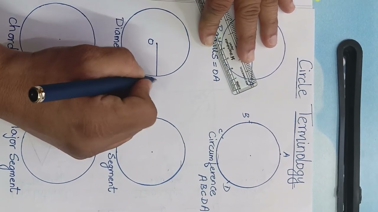 Circle terminologies #maths 