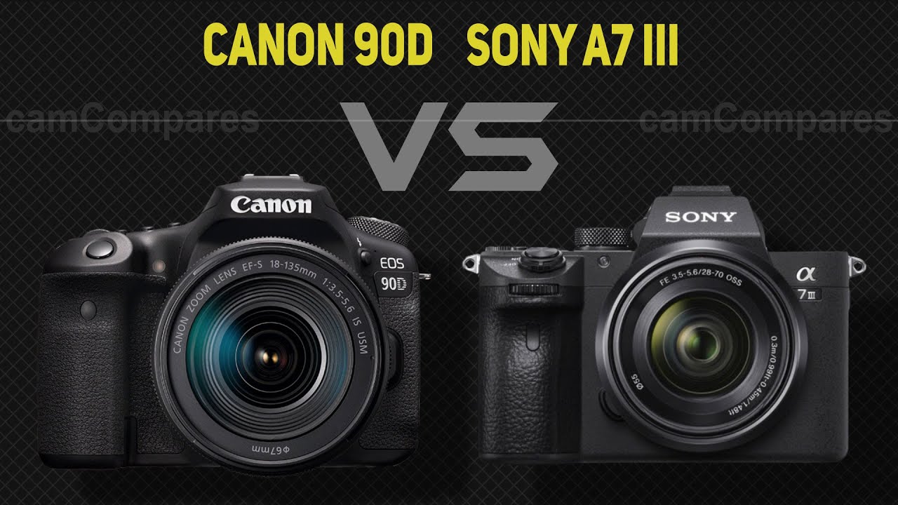 Canon 90D vs Sony A7 III  [Camera Battle]