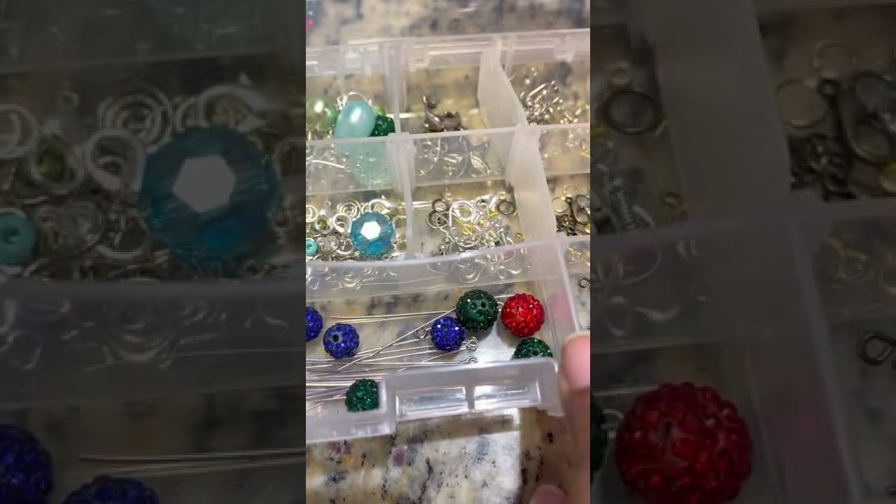 Feeling #Crafty! Preparing to make some earrings. #fyp #asmr