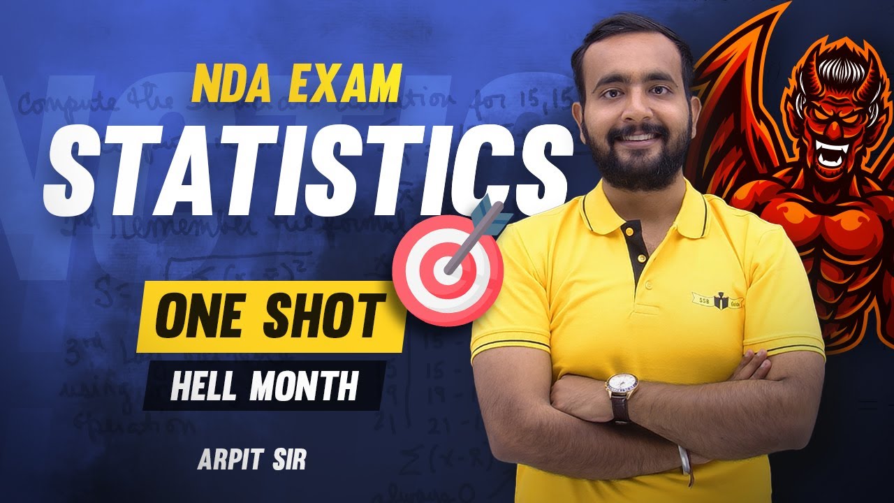 STATISTICS ONE SHOT | ARPIT SIR | HELL MONTH | NDA 2 2023
