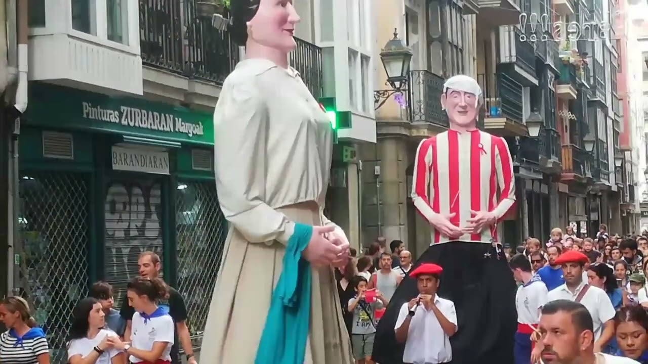 gigantes de Bilbao(con accidente)