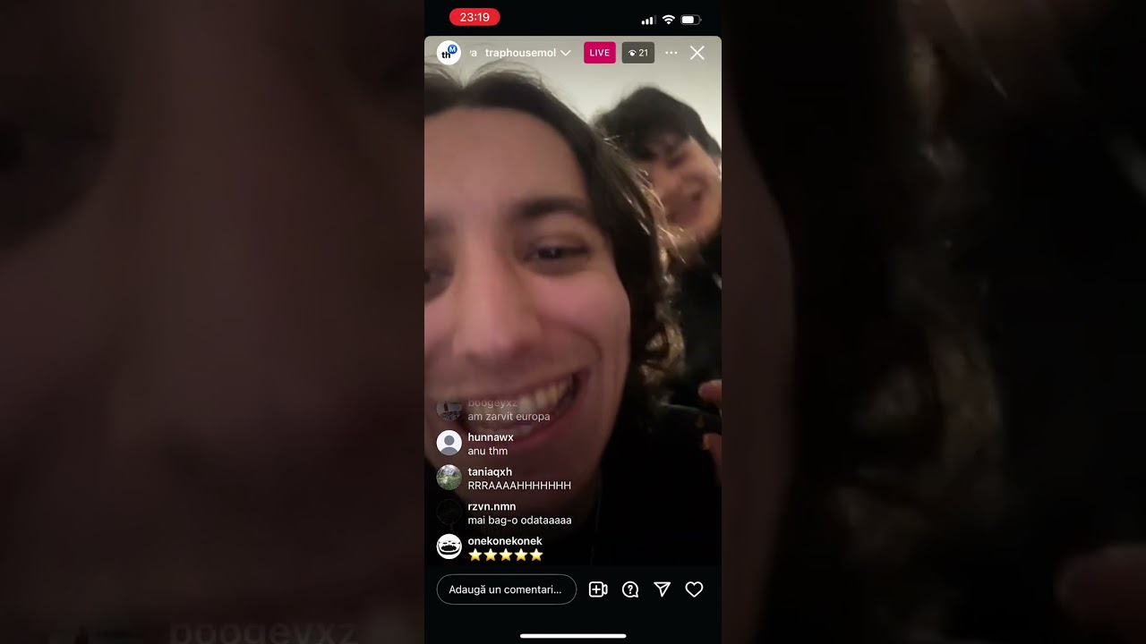 Traphousemoldova live Instagram 16.5.2025